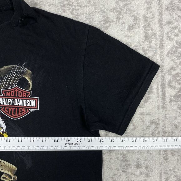 Harley Davidson T Shirt Four Rivers Grand Rivers KY Ride Free Men’s Size Large - Picture 7 of 7